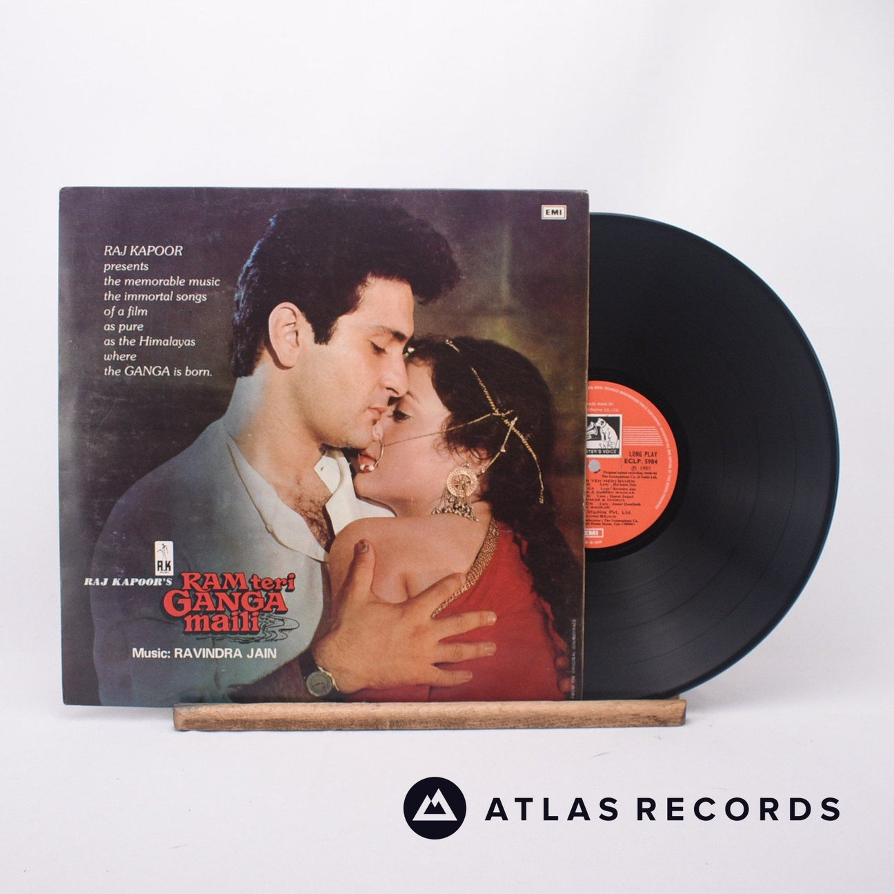 Ravindra Jain Ram Teri Ganga Maili LP Vinyl Record - Front Cover & Record