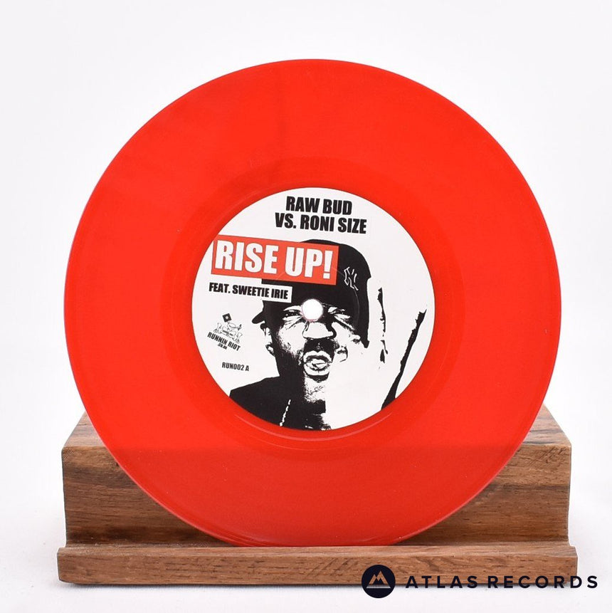 Raw Bud - Rise Up! - Red Limited Edition 7" Vinyl Record - NM/NM