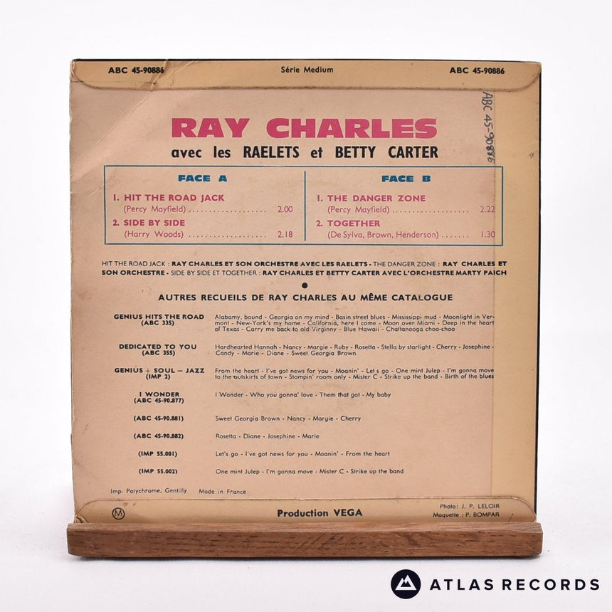 Ray Charles - Hit The Road Jack - 7" EP Vinyl Record - VG/VG