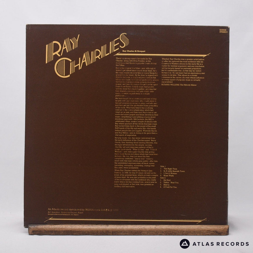 Ray Charles - Ray Charles At Newport - Reissue A1 B1 LP Vinyl Record - VG+/VG+