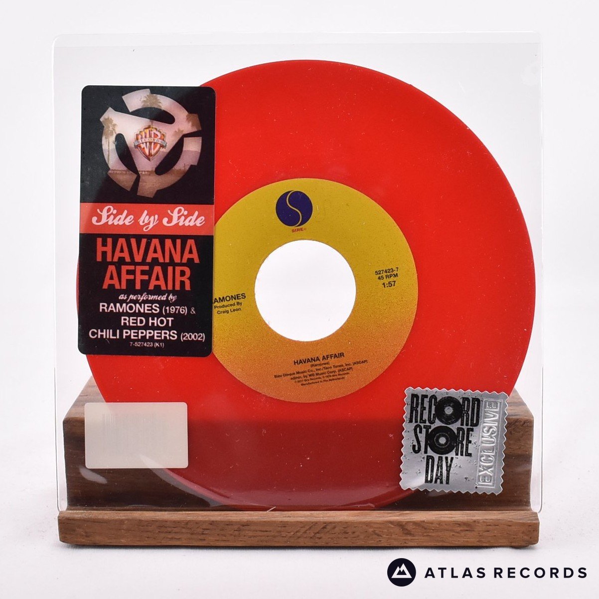 Red Hot Chili Peppers Havana Affair 7" Vinyl Record - Front Cover & Record