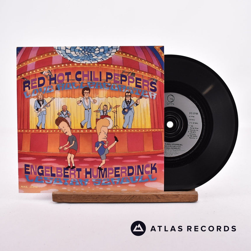 Red Hot Chili Peppers Love Rollercoaster 7" Vinyl Record - Front Cover & Record