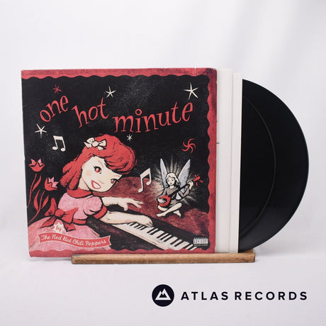 Red Hot Chili Peppers One Hot Minute 2 x LP Vinyl Record - Front Cover & Record
