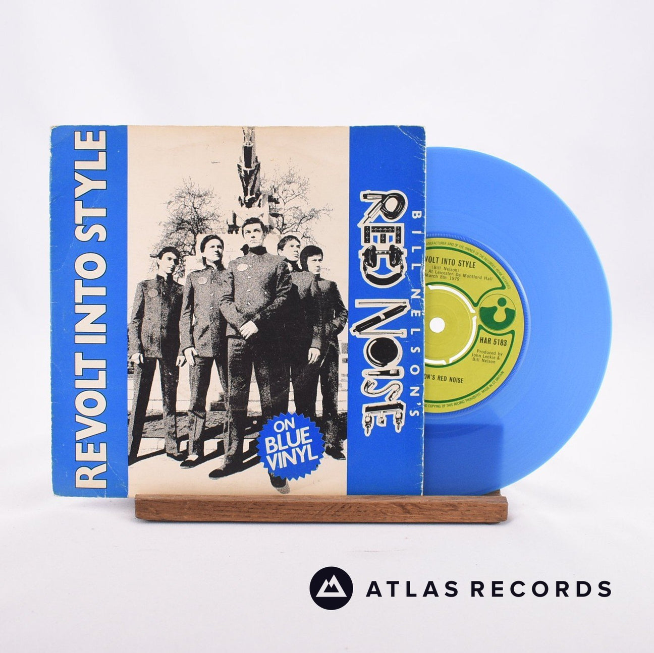 Red Noise Revolt Into Style 7" Vinyl Record - Front Cover & Record