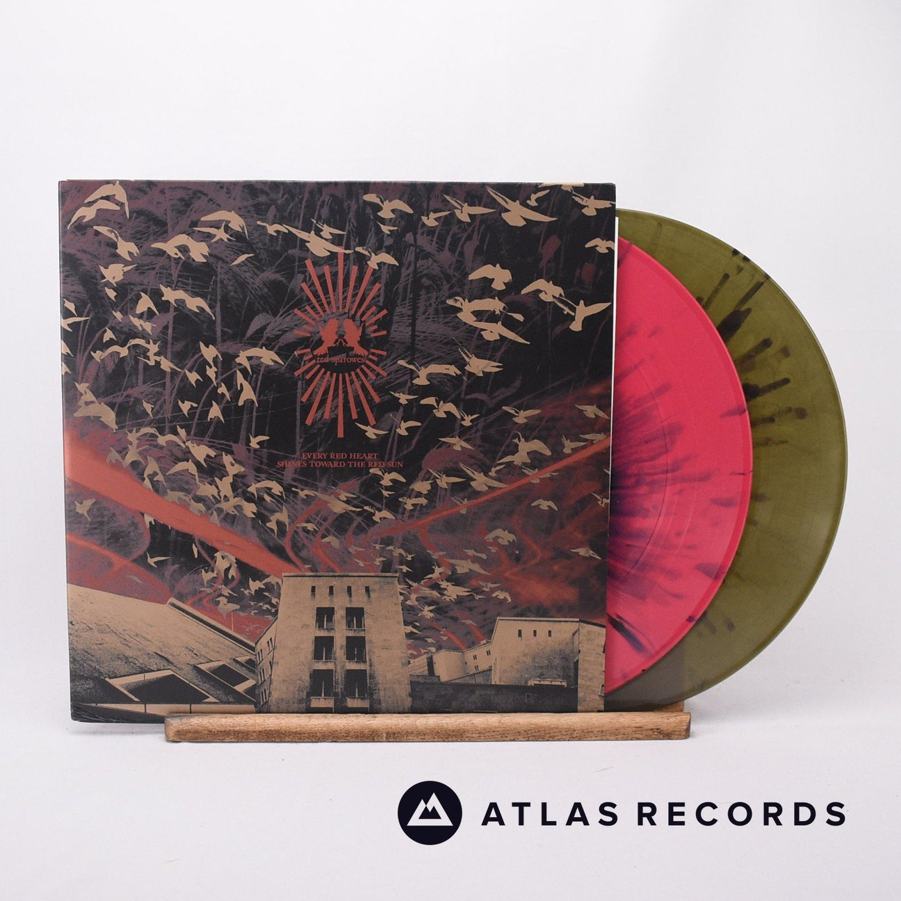 Red Sparowes Every Red Heart Shines Toward The Red Sun 2 x LP Vinyl Record - Front Cover & Record