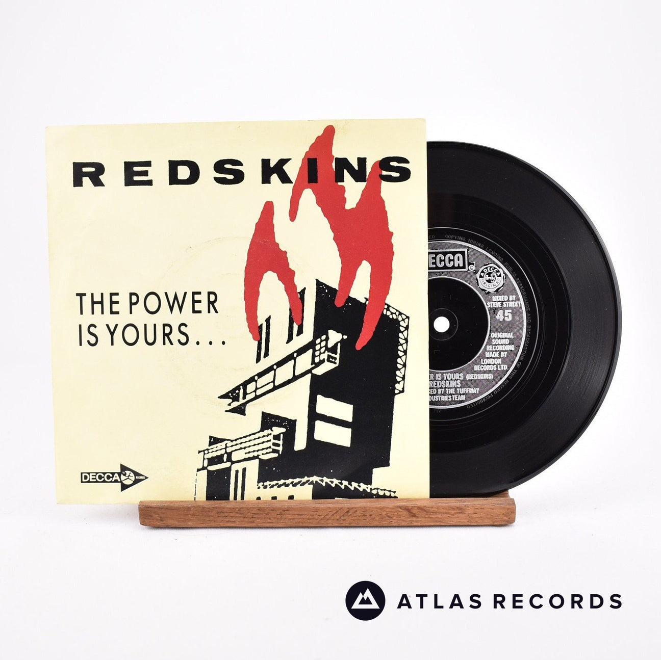 Redskins The Power Is Yours... 7" Vinyl Record - Front Cover & Record