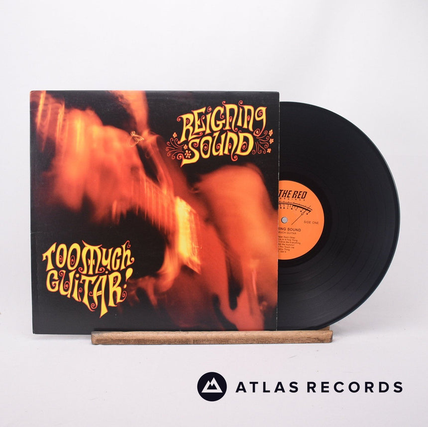 Reigning Sound Too Much Guitar LP Vinyl Record - Front Cover & Record