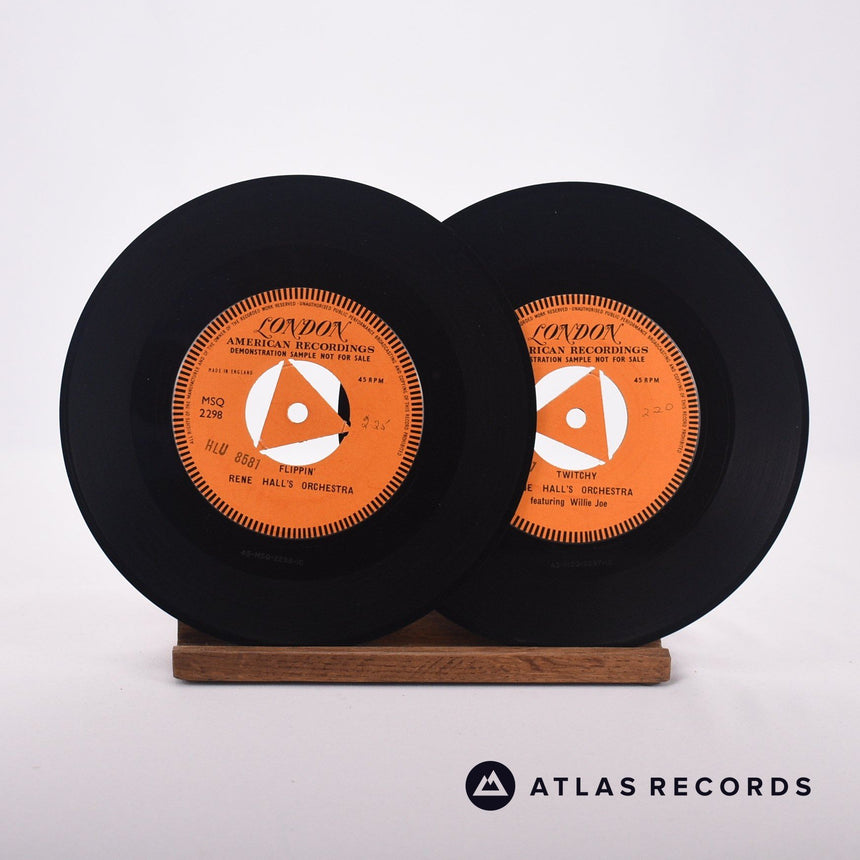 René Hall's Orchestra - Flippin’ - Promo Mono 2 x 7" Vinyl Record - NM/EX