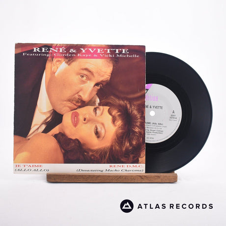 René & Yvette Je T'Aime 7" Vinyl Record - Front Cover & Record