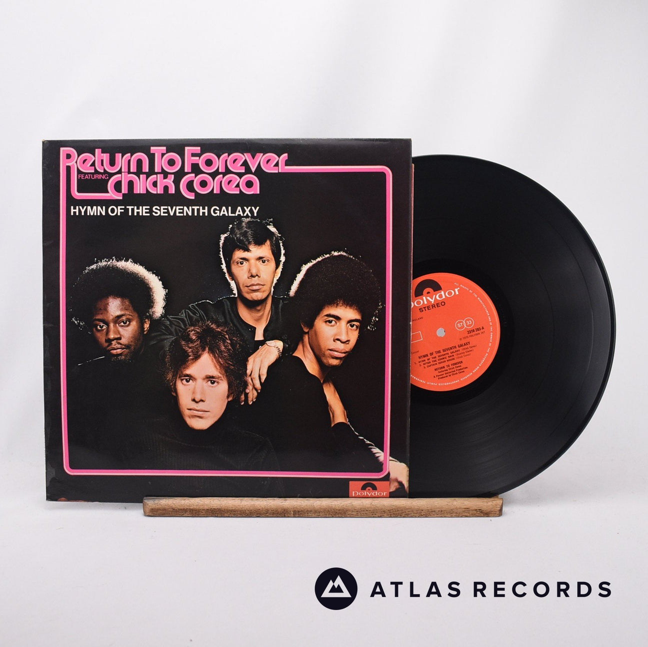 Return To Forever Hymn Of The Seventh Galaxy LP Vinyl Record - Front Cover & Record