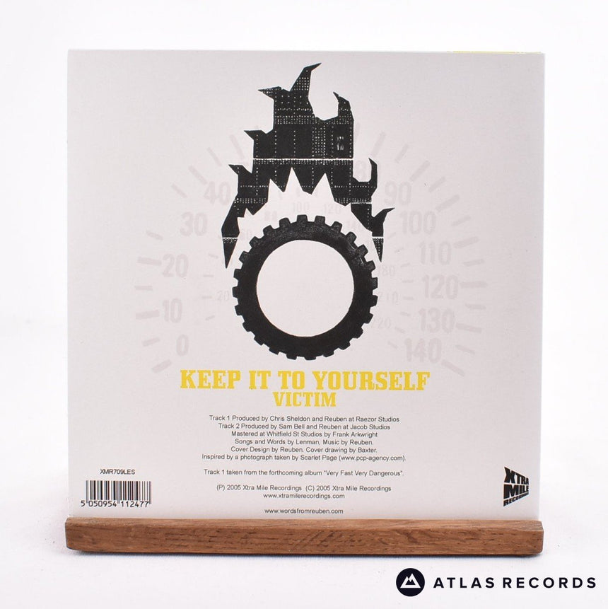 Reuben - Keep It To Yourself - Yellow Limited Edition 7" Vinyl Record - NM/NM