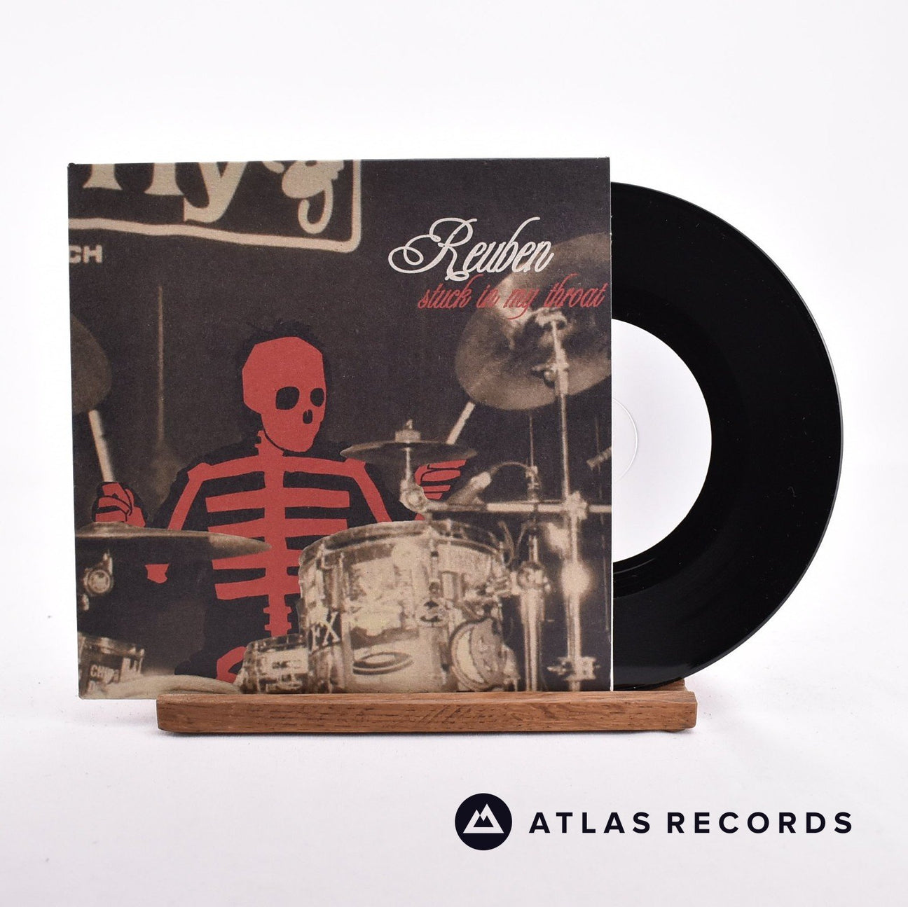 Reuben Stuck In My Throat 7" Vinyl Record - Front Cover & Record