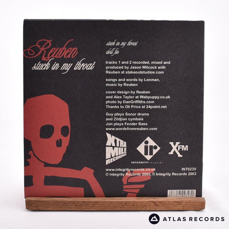 Reuben - Stuck In My Throat - White Label 7" Vinyl Record - NM/NM