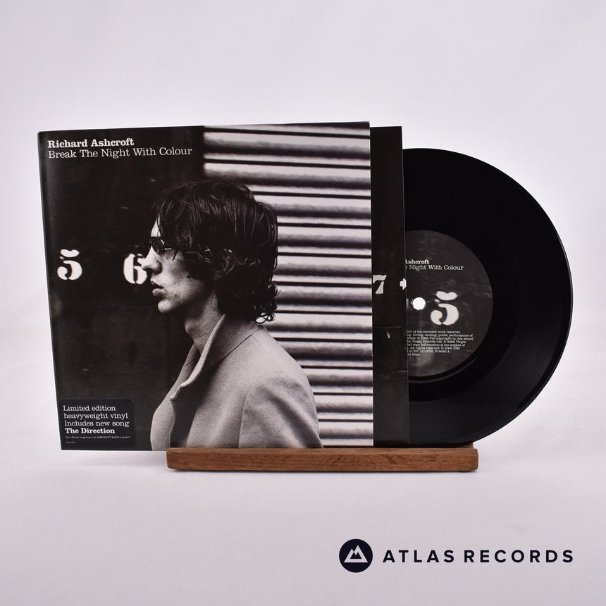 Richard Ashcroft Break The Night With Colour 7" Vinyl Record - Front Cover & Record