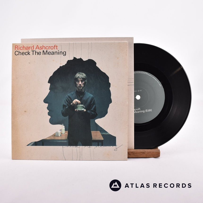 Richard Ashcroft Check The Meaning 7" Vinyl Record - Front Cover & Record