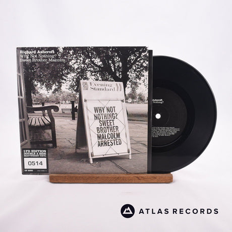 Richard Ashcroft Why Not Nothing? 7" Vinyl Record - Front Cover & Record