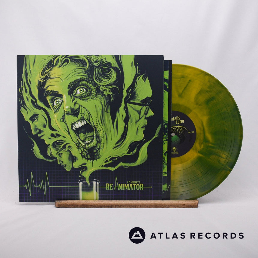 Richard Band H.P. Lovecraft's Re-Animator LP Vinyl Record - Front Cover & Record