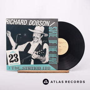 Richard Dobson & State Of The Heart Live At The Station Inn 1988 March 23 Wednesday LP Vinyl Record - Front Cover & Record