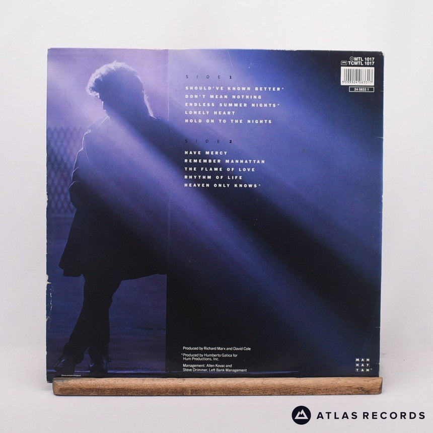 Richard Marx - Richard Marx - Penthouse LP Vinyl Record - VG+/VG+