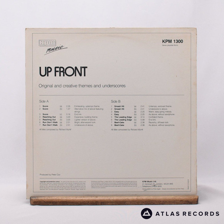 Richard Myhill - Up Front - LP Vinyl Record - VG+/NM