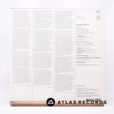 Richard Strauss - Vier Letzte Lieder - LP Vinyl Record - EX/NM