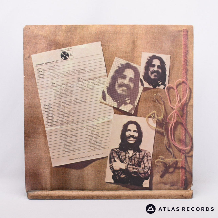 Richard Supa - Homespun - LP Vinyl Record - VG+/EX