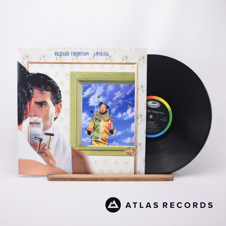 Richard Thompson Amnesia LP Vinyl Record - Front Cover & Record