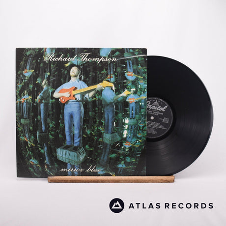 Richard Thompson Mirror Blue LP Vinyl Record - Front Cover & Record