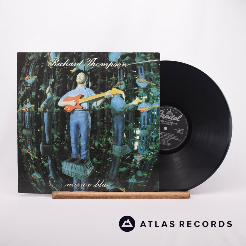 Richard Thompson Mirror Blue LP Vinyl Record - Front Cover & Record