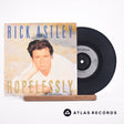 Rick Astley Hopelessly 7" Vinyl Record - Front Cover & Record