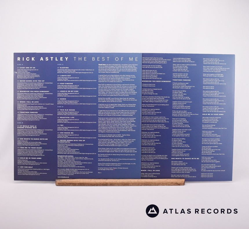 Rick Astley - The Best Of Me - A1 B1 C1 D1 2 x LP Vinyl Record - NM/EX