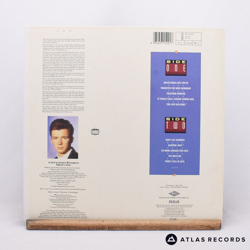 Rick Astley - Whenever You Need Somebody - LP Vinyl Record - EX/EX