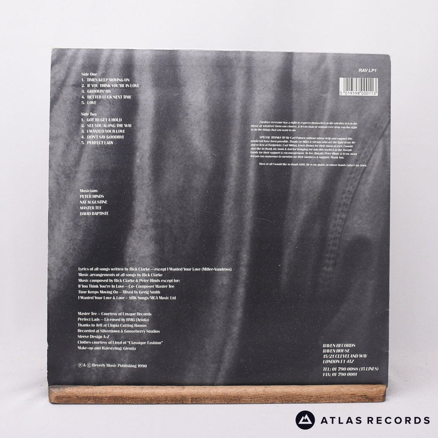 Rick Clarke - Time Keeps Moving On - LP Vinyl Record - VG+/EX