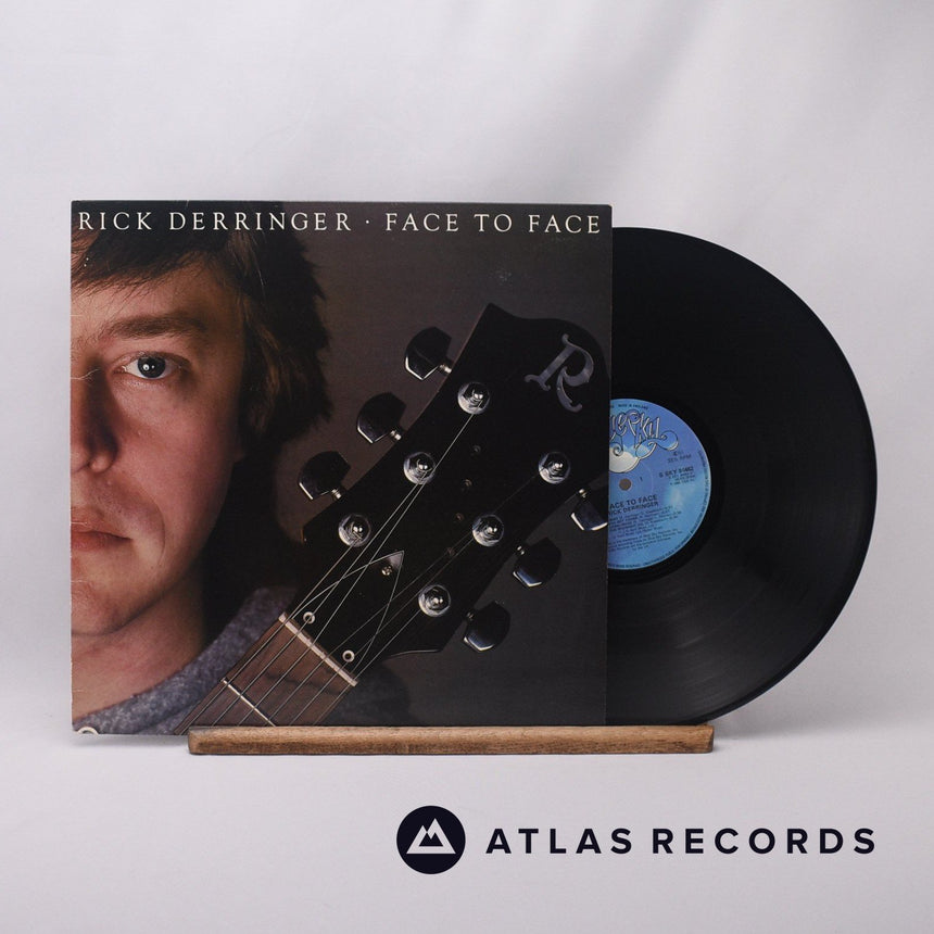 Rick Derringer Face To Face LP Vinyl Record - Front Cover & Record