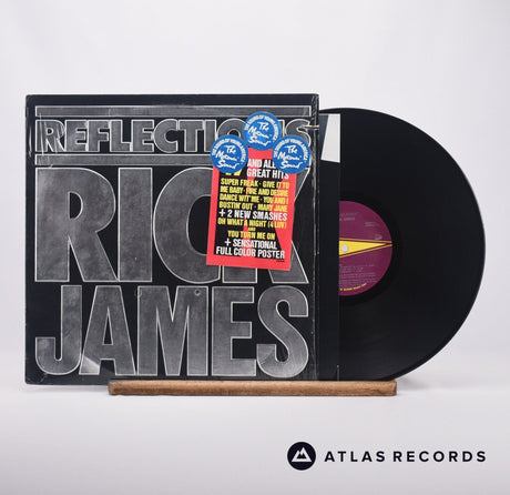 Rick James Reflections LP Vinyl Record - Front Cover & Record