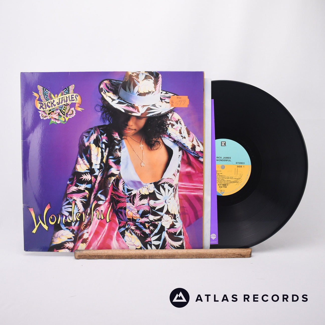 Rick James Wonderful LP Vinyl Record - Front Cover & Record