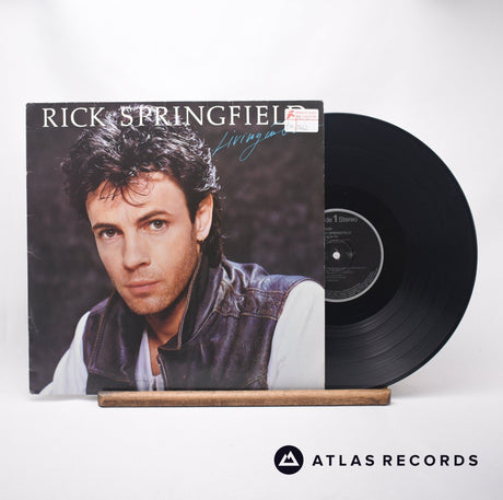 Rick Springfield Living In Oz LP Vinyl Record - Front Cover & Record