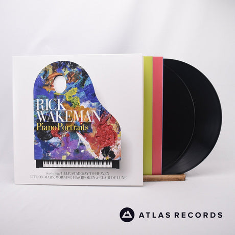 Rick Wakeman Piano Portraits 2 x LP Vinyl Record - Front Cover & Record