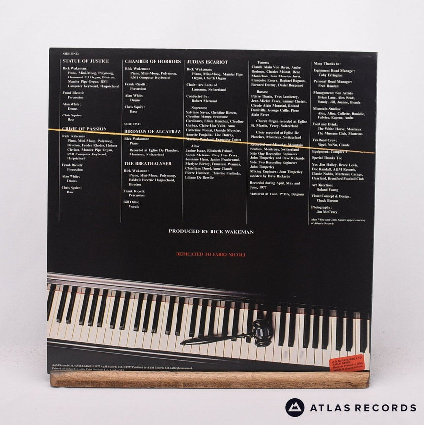 Rick Wakeman - Rick Wakeman's Criminal Record - LP Vinyl Record - EX/EX
