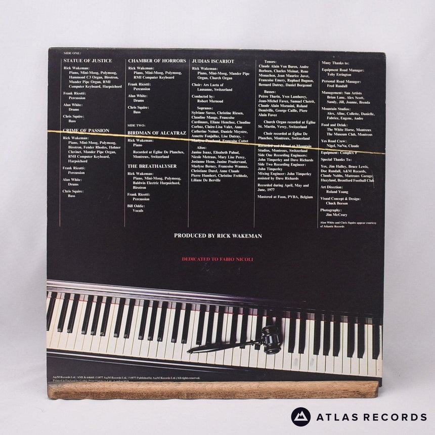 Rick Wakeman - Rick Wakeman's Criminal Record - LP Vinyl Record - EX/VG+