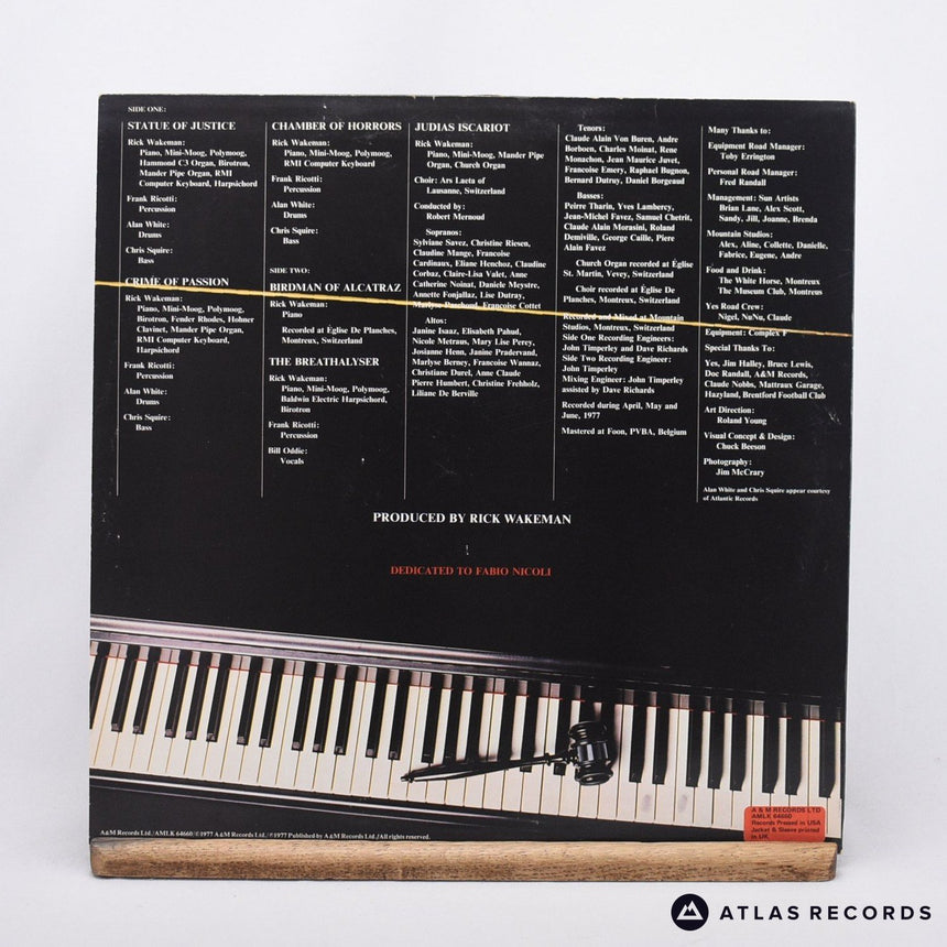 Rick Wakeman - Rick Wakeman's Criminal Record - LP Vinyl Record - EX/EX