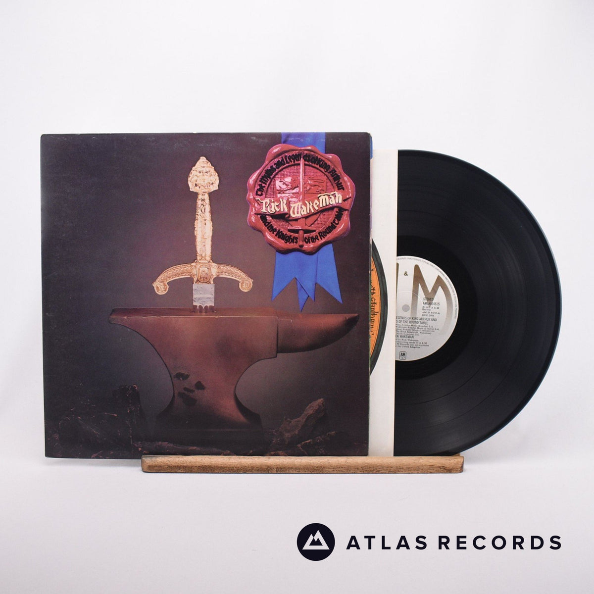 Rick Wakeman The Myths And Legends Of King Arthur And The Knights Of The Round Table LP Vinyl Record - Front Cover & Record