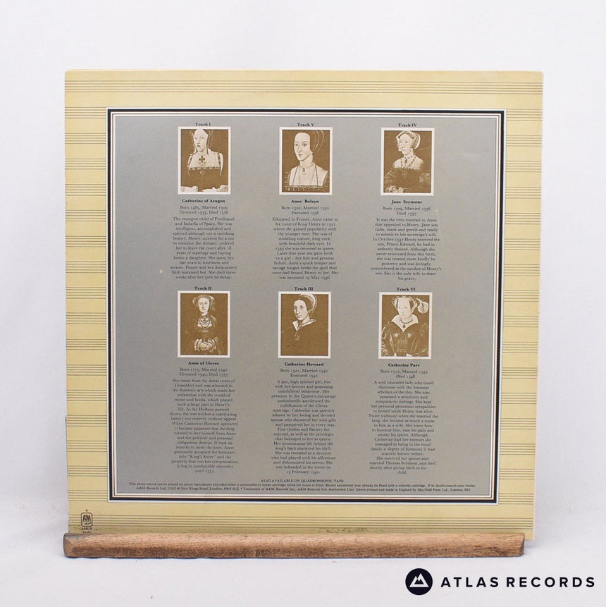 Rick Wakeman - The Six Wives Of Henry VIII - LP Vinyl Record - EX/EX