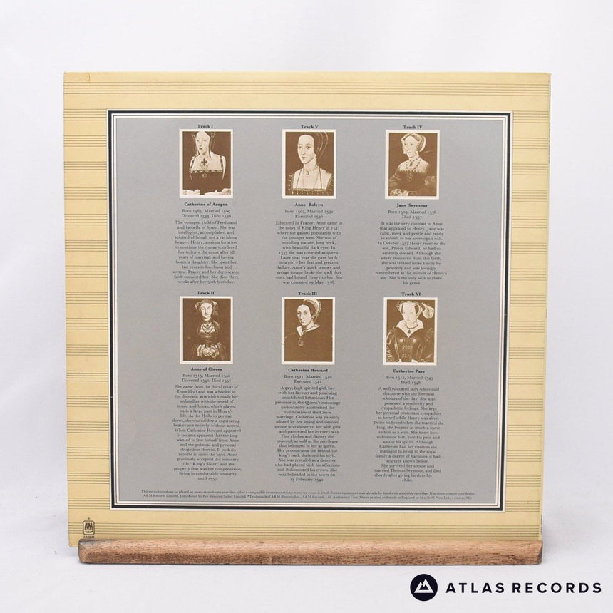 Rick Wakeman - The Six Wives Of Henry VIII - Gatefold LP Vinyl Record - EX/VG+