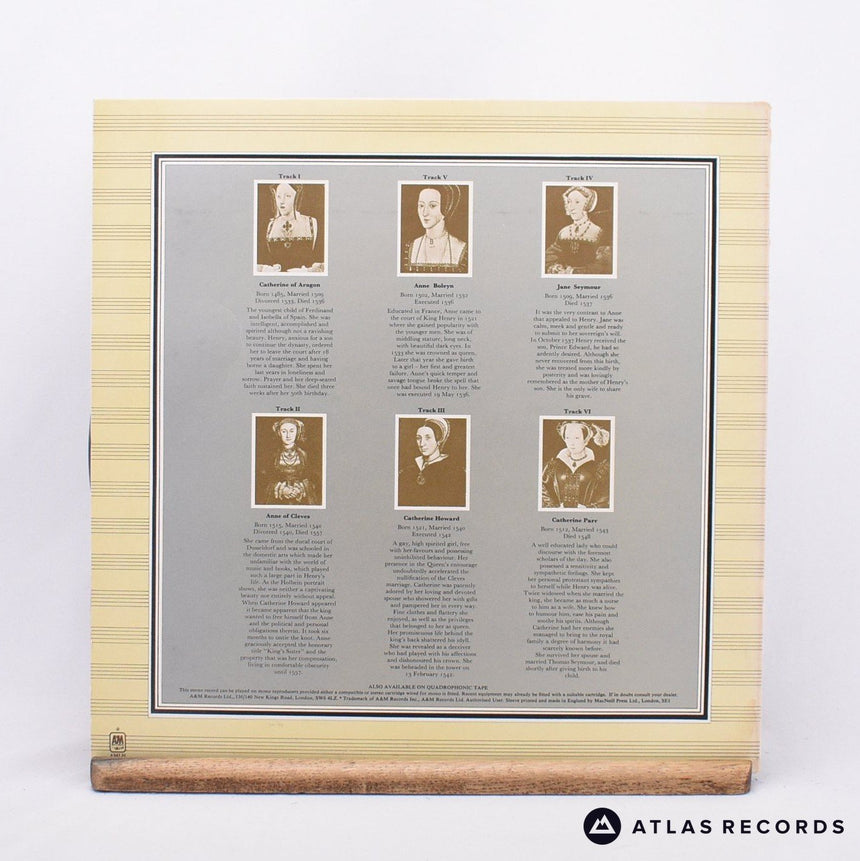 Rick Wakeman - The Six Wives Of Henry VIII - LP Vinyl Record - VG+/EX