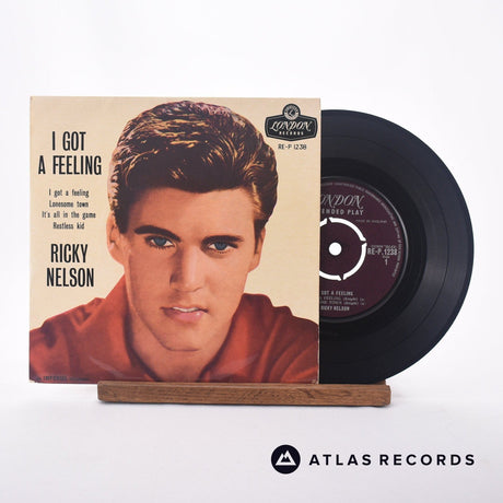 Ricky Nelson I Got A Feeling  Ep 7" Vinyl Record - Front Cover & Record