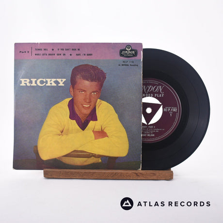 Ricky Nelson Ricky Part 2 7" Vinyl Record - Front Cover & Record