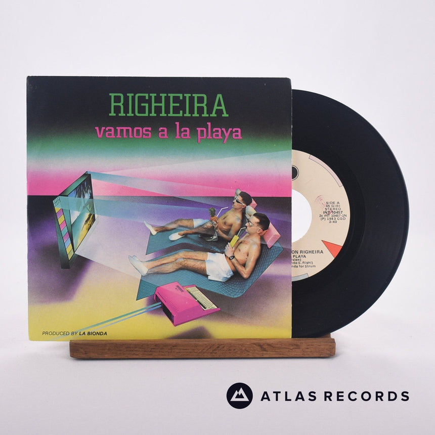 Righeira Vamos A La Playa 7" Vinyl Record - Front Cover & Record