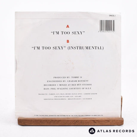 Right Said Fred - I'm Too Sexy - 7" Vinyl Record - VG+/VG+