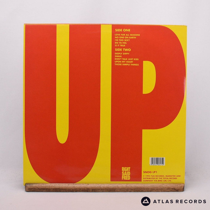 Right Said Fred - Up - LP Vinyl Record - EX/EX